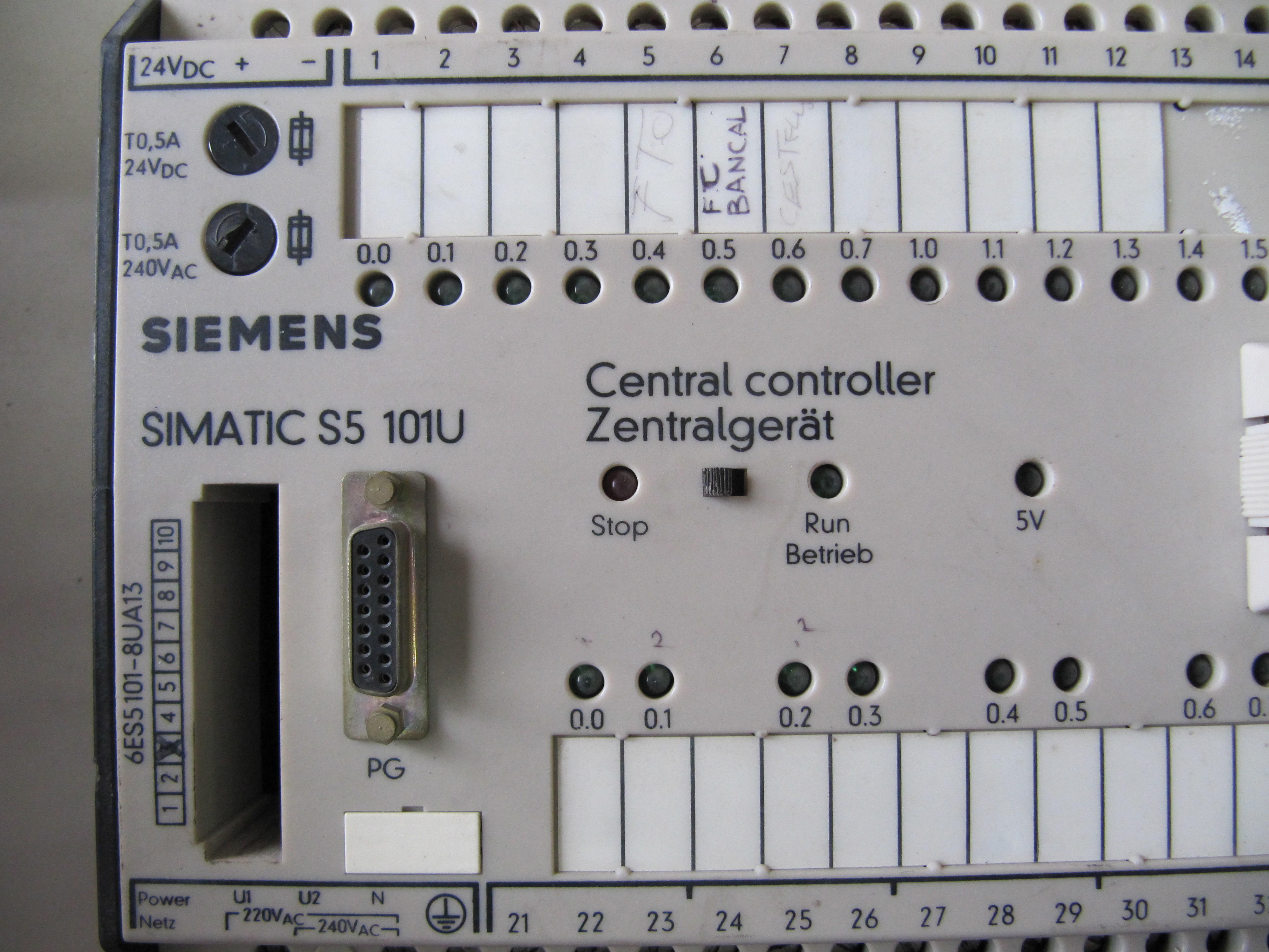 PLC SIEMENS SIMATIC S5 101U